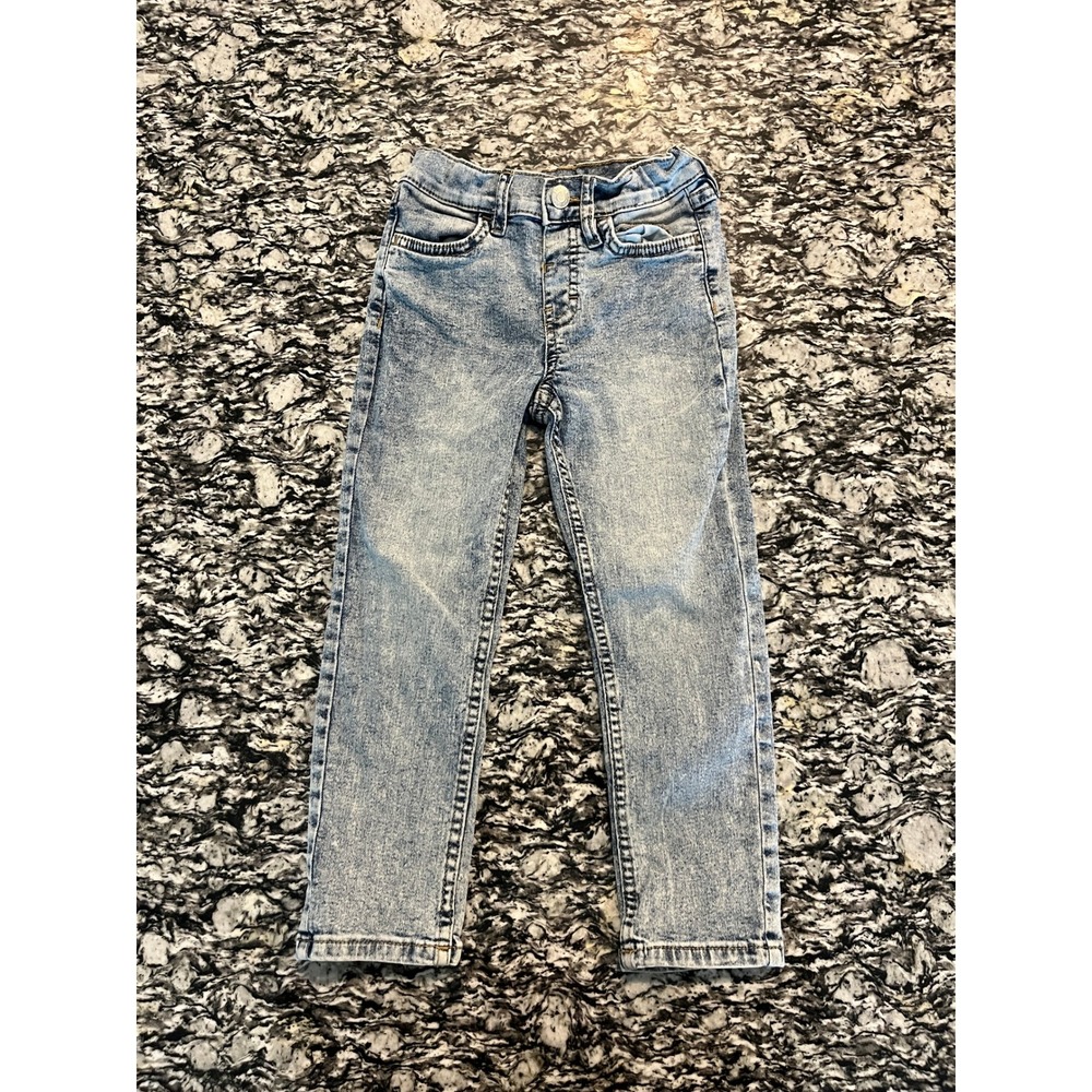 HM‎ Boys Slim Fit Jeans Light Wash Denim Pants Size 5T US 110 EUR
